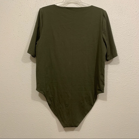 LOFT Tops Nwt Elbow Sleeve Bodysuit Xl Poshmark